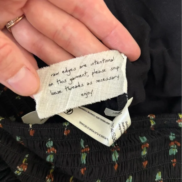 Free People FP One Blossom Mini Skort in Black - Size M - Picture 7 of 9